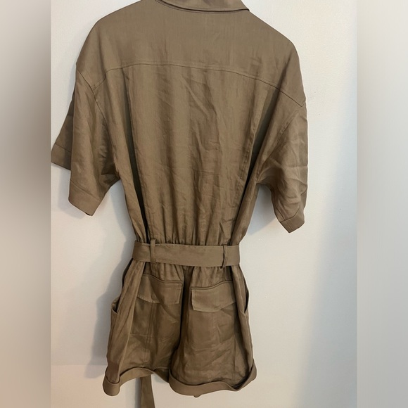 Frame Arie Belted Utility Romper - Picture 2 of 6